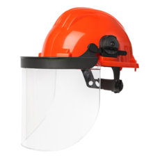Transparent face shield - helmet mounted- Climax- Made in Spain