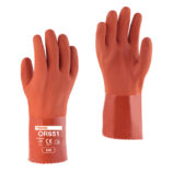 Chemical and mechanical oil proof PVC gloves